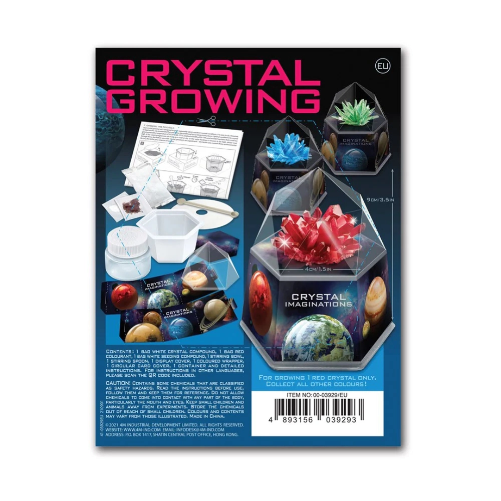 Crystal Growing Kit - geology chemistry - 10 years