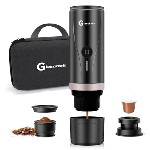 Portable Espresso Maker - 80 Milliliters Pods and Ground Coffee