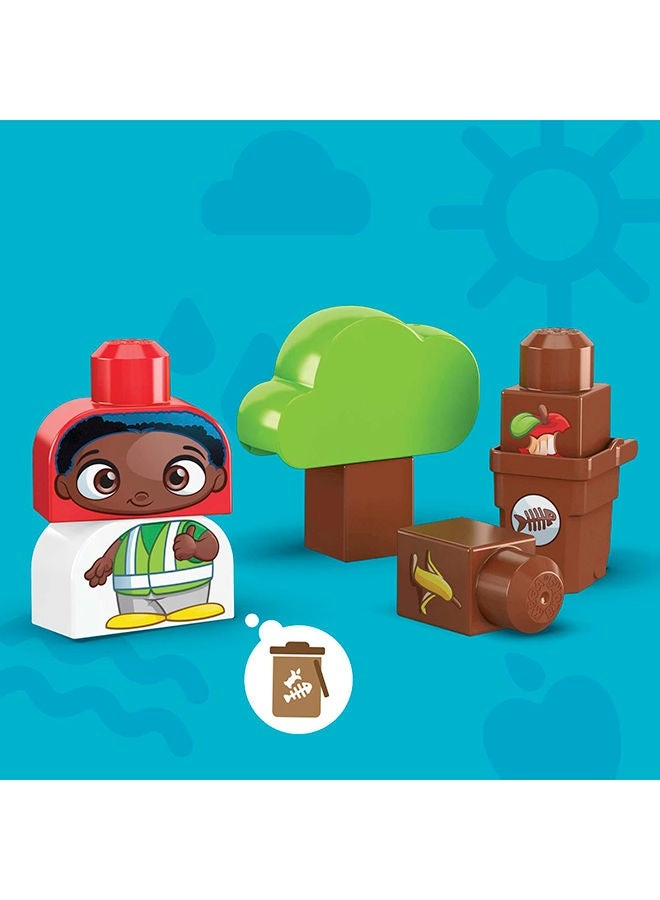 Green Town Sort And Recycle Squad Building Set - 18 pcs