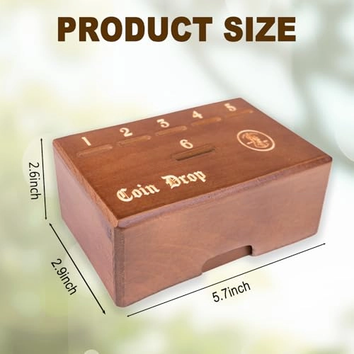 Penny Game - Wooden 50 Coins 1 Dice