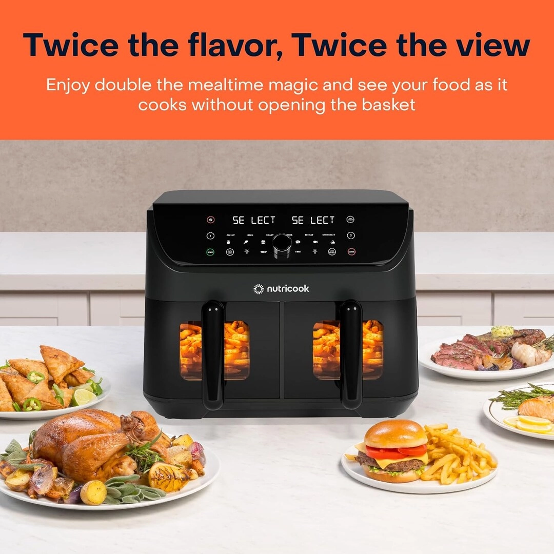 NC AIR FRYER DUO 2 VISION NC-AFD185V