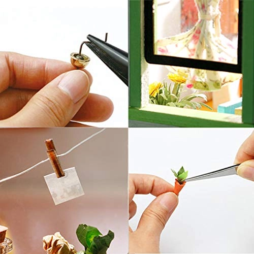 Dollhouse Kitchen Bakery Kit - cream Wood