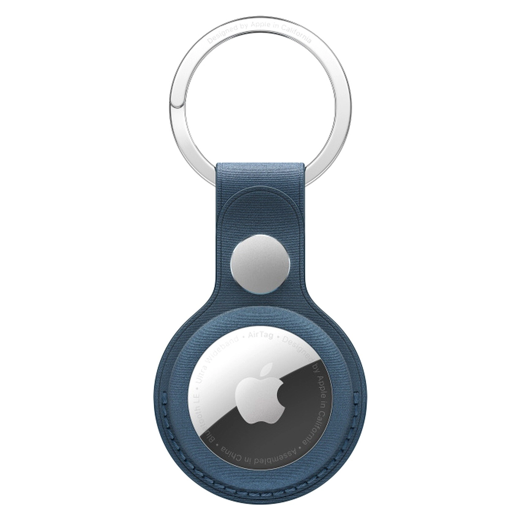 Apple AirTag FineWoven Key Ring - Pacific Blue