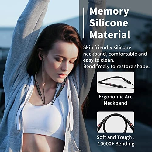 Neckband Bluetooth Headphones - Wireless Headphone