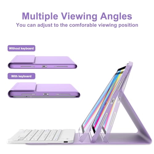 Keyboard Case with Pencil Holder for iPad 10th generation 10.9-inch (2022)