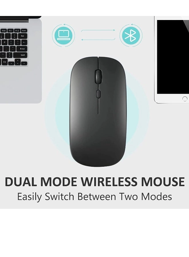 LED Rechargeable Slim Silent Mouse - Wireless