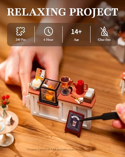 DIY Miniature House Kit - Hong Kong Bites Cafe