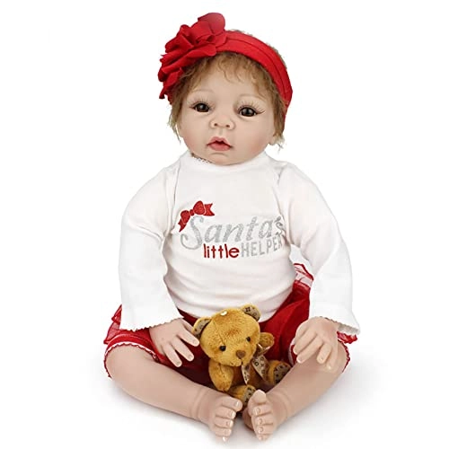 Reborn Baby Doll - 55cm 22" Vinyl Cotton Body