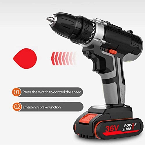 Impact Cordless Drill - 21V 2 Lithium Ion Batteries