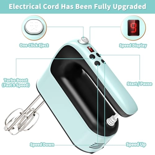 9Speed Digital Hand Mixer - 400W