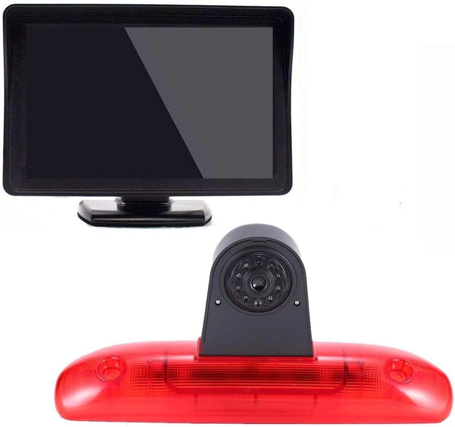 Reversing Camera + LCD Colour Display Monitor - Night vision AHD video signal or CVBS signal 1280 x 720 pixels