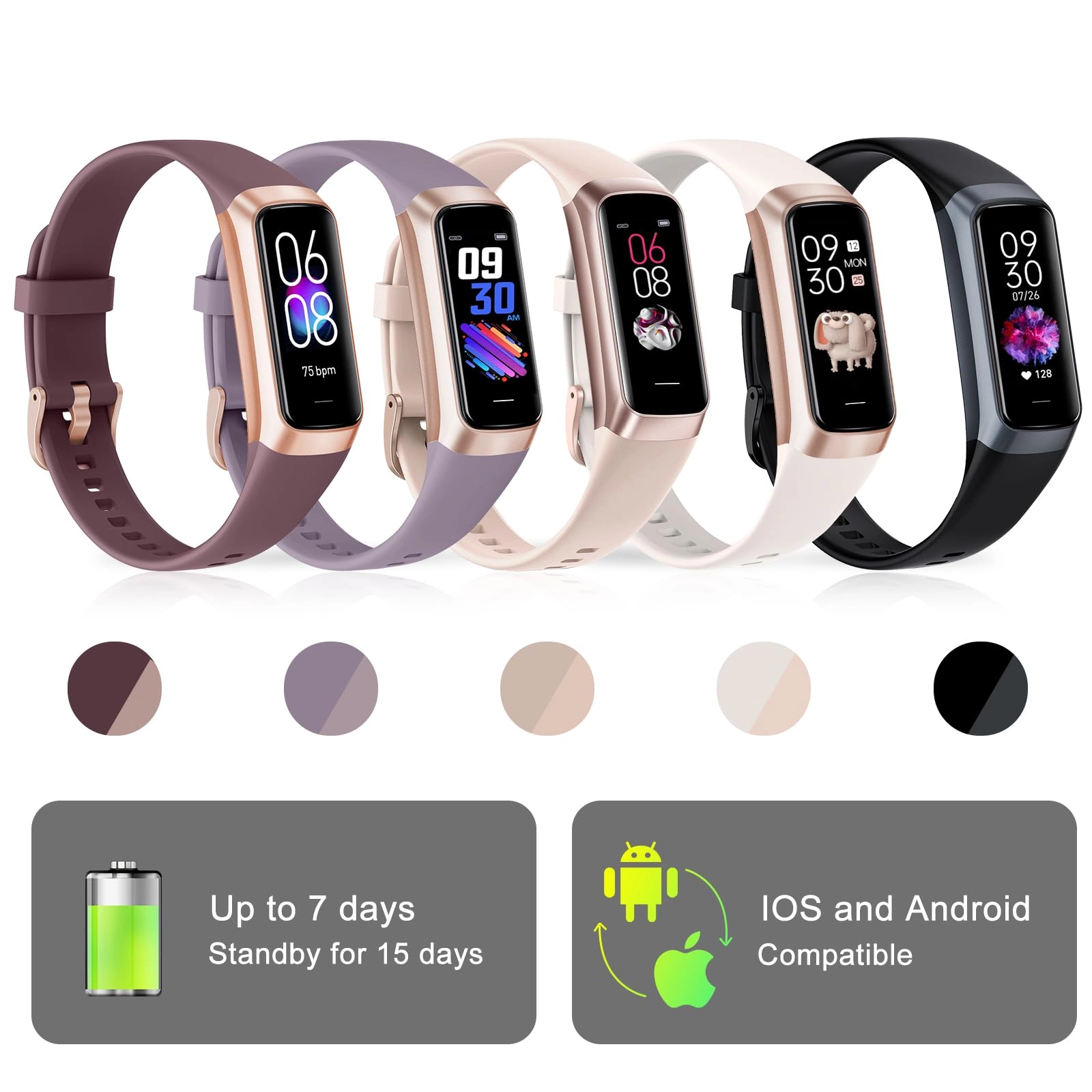 C60 - Activity Tracker 24/7 Heart Rate