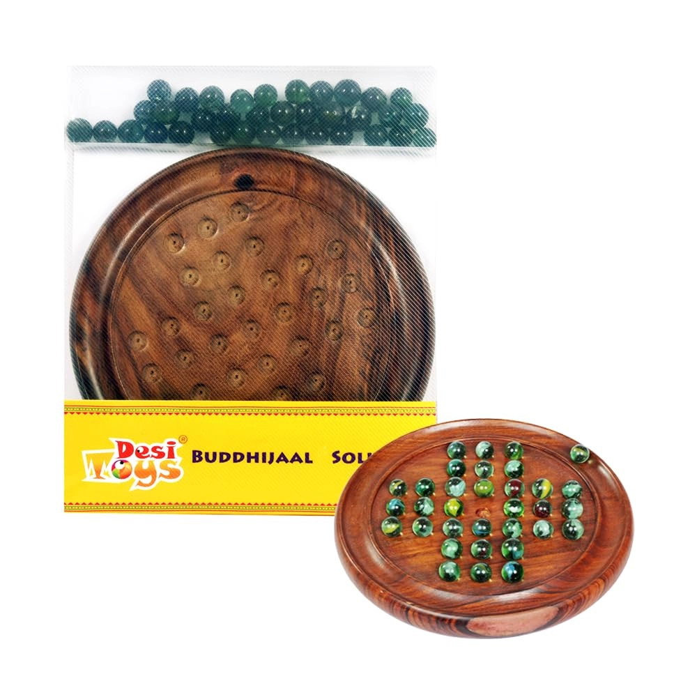 Desi Toys Brainvita Puzzle (DT-DL-349-BuddhiJaal) - 34 pcs