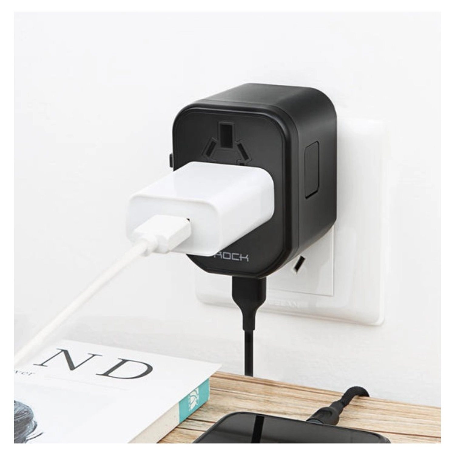 5V/3A Dual USB Universal Adaptor - EU, AU, UK, and US