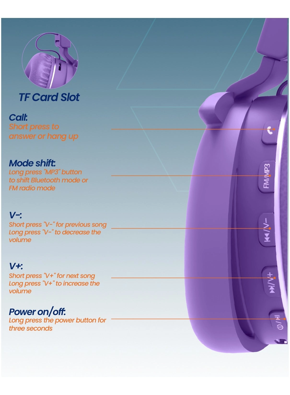 MX-WH012 Wireless Headphone