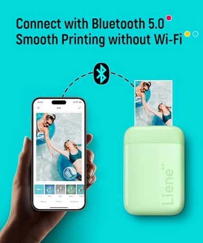 Photo Printer ZPP110 - 2x3 + ZINK Photo Paper - 50 Sheets