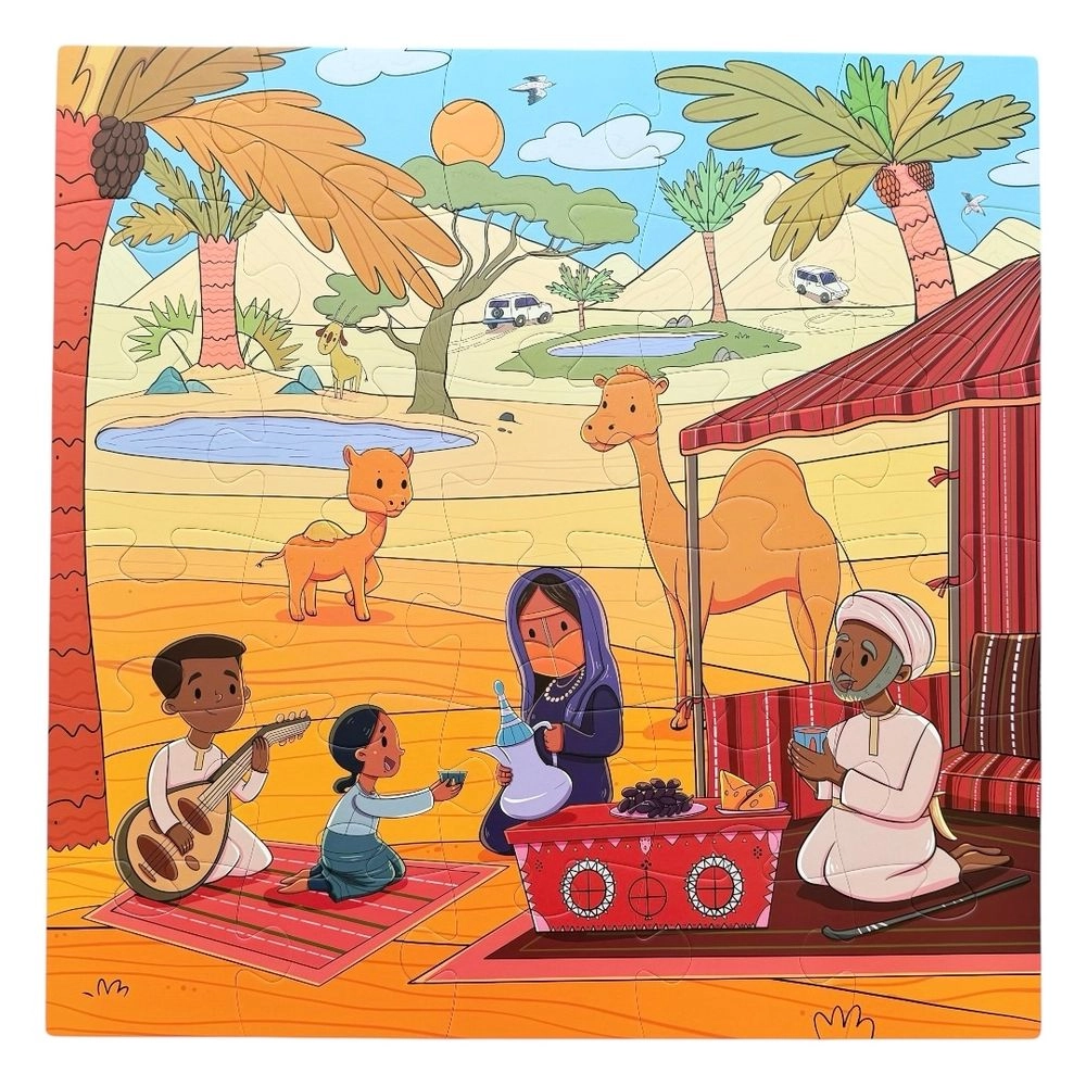 Desert Adventures Puzzle - 30 pieces Suitable for 3 to 6 years