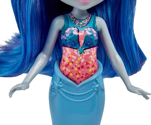 Dorinda Dolphin Doll - 6-in Removable Tail + Dolphin Figure - 3 Figures