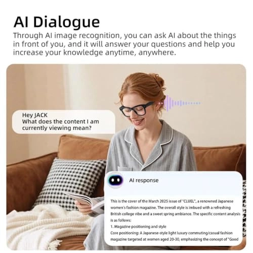AI Smart Glasses - 4K 8MP 32GB