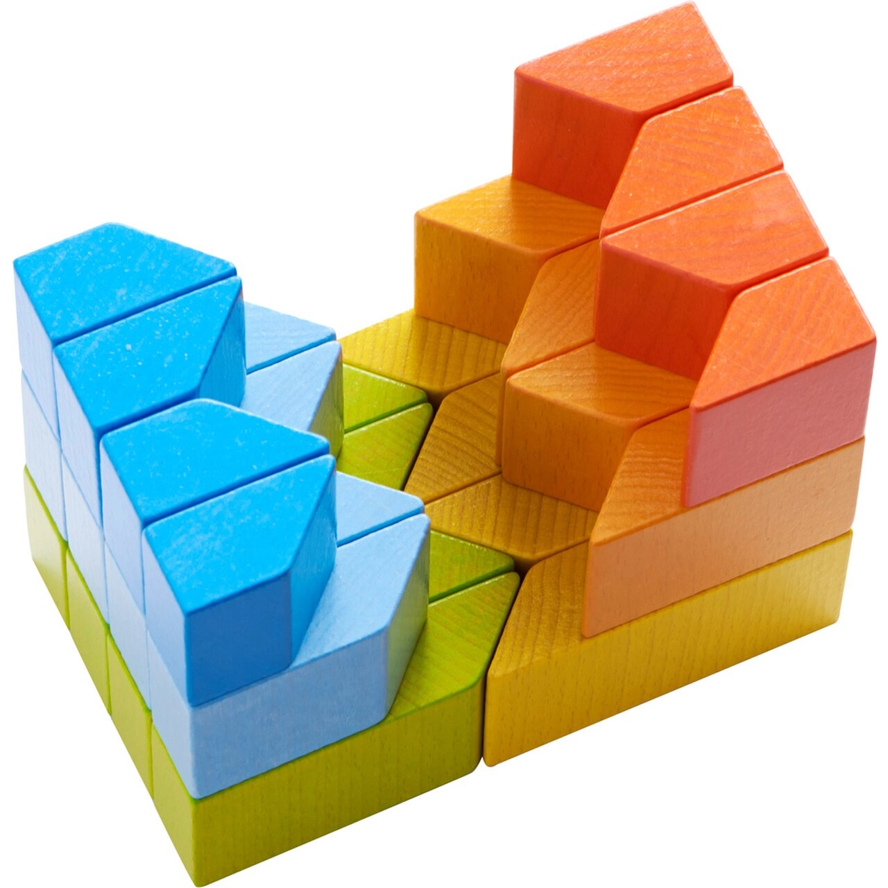 3D Arranging Game - Creative Stones Wooden Geometric Shapes