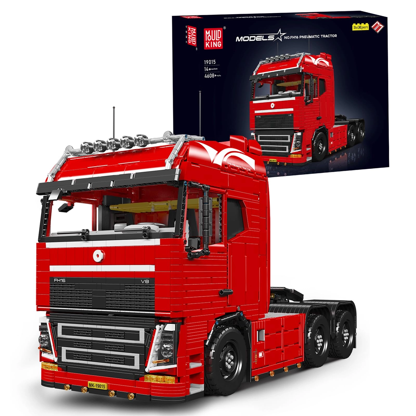 mould king 19015 - Technik Truck Tractor Remote Controlled App Control