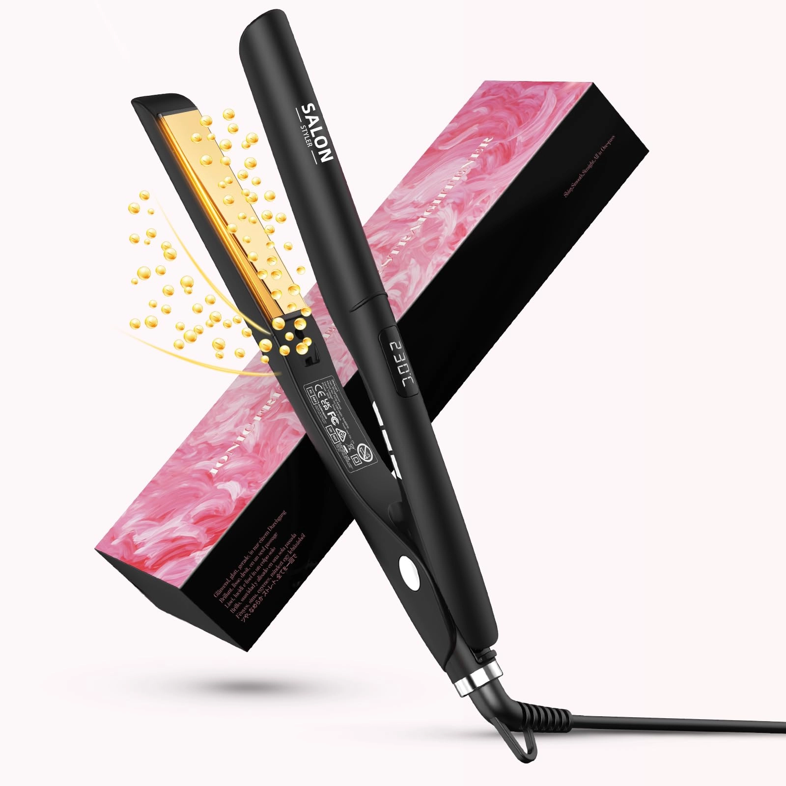 2 in 1 Hair Straightener and Curler