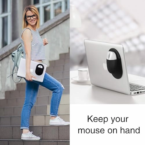 Universal Stick-On Mouse Pouch - Slim Reusable Adhesive