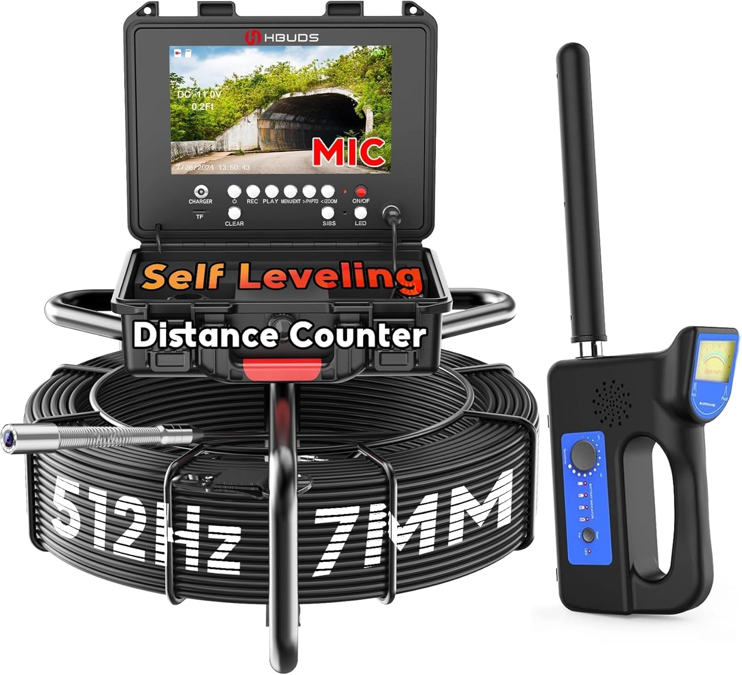 HBUDS Sewer Camera with Locator