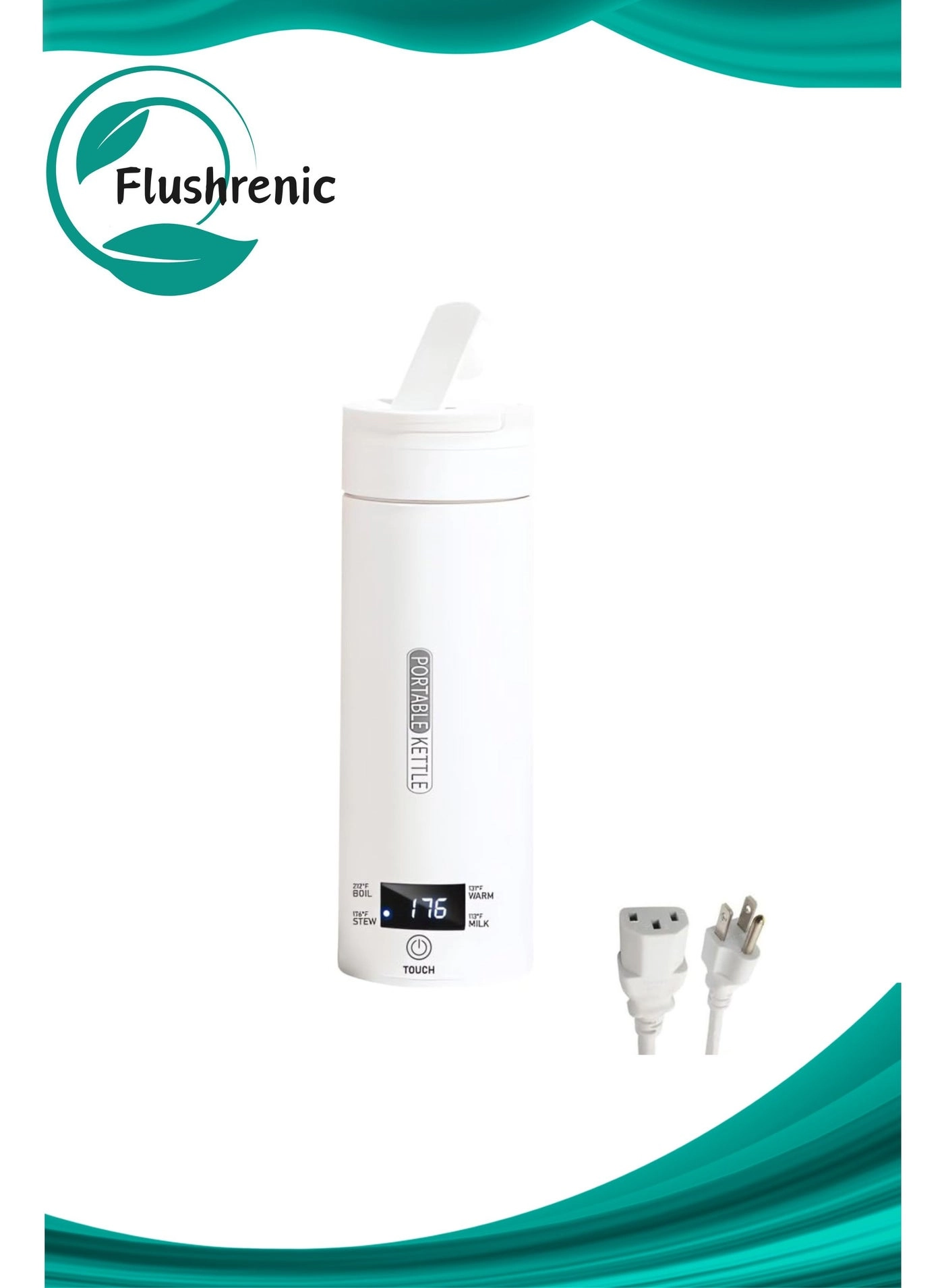 Flushrenic Portable Electric Kettle