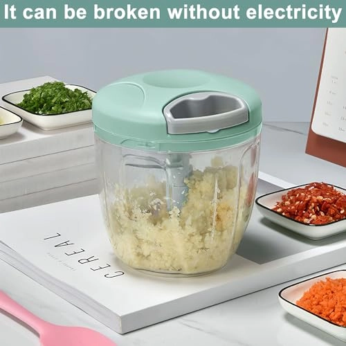 Manual Food Chopper - 900 ml 5 Blades