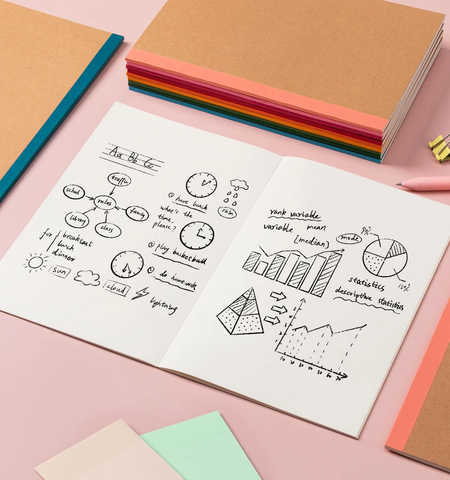 Composition Notebook A5 - Blank 60 Pages
