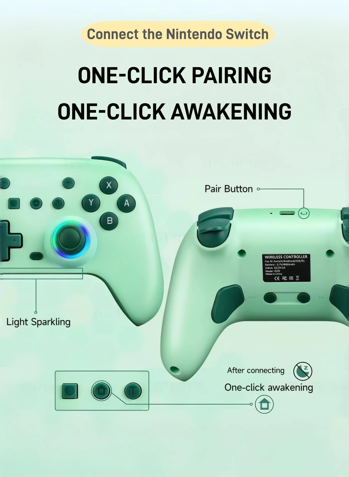 Wireless Controller - green Nintendo Switch