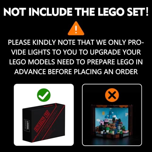 LED Lighting Compatible with Lego The Crafting Table 21265 - Light Kit