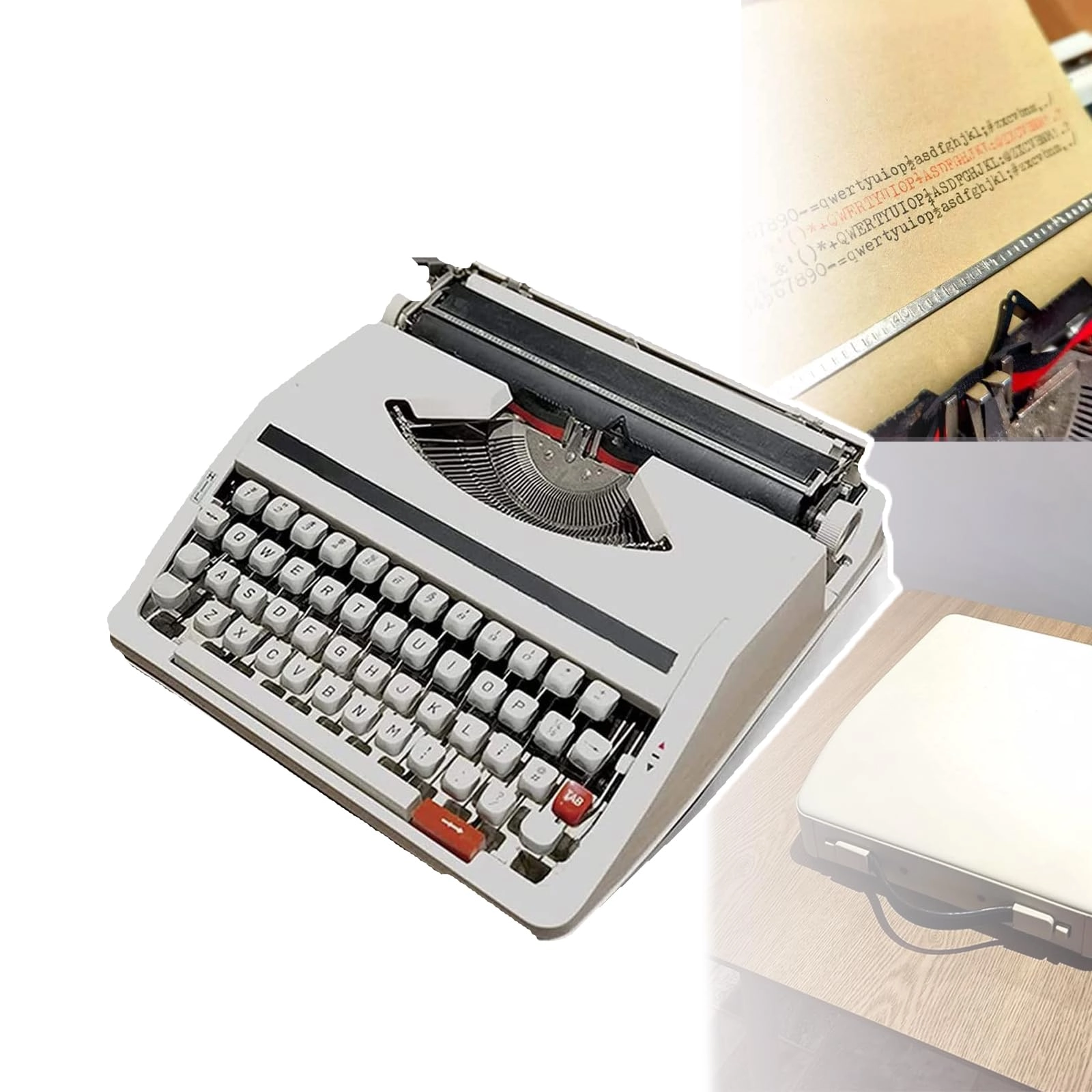 Generic Antique Typewriter - Vintage Finish Portable