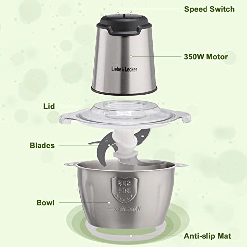 Food Processor - one 8 Cup Bowl 350 watts