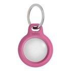 Secure Holder With Keyring - Pink Apple Airtag