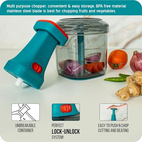 TC2-Push chopper - 1000 ml 6 Blades