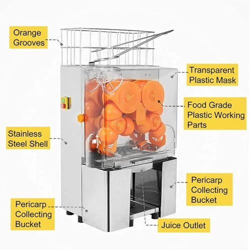 Commercial Orange Juicer Machine - 120W