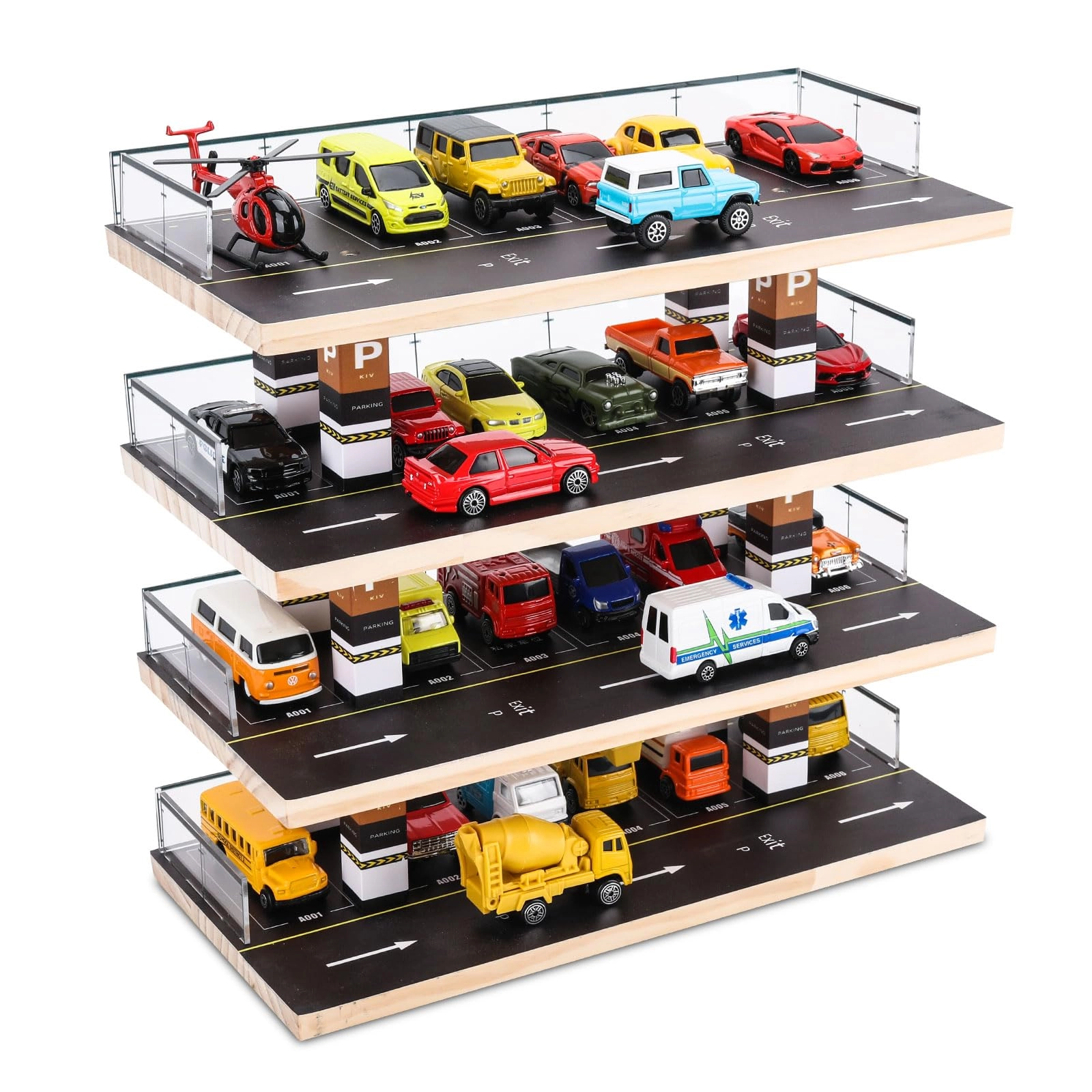 Saichotoy Parking Garage Diorama - 1/64 40 Cars