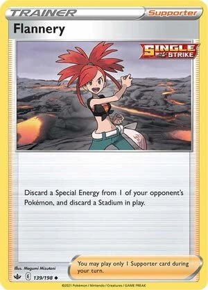 Pokémon Pokemon Flannery 139/198 - English 1pcs