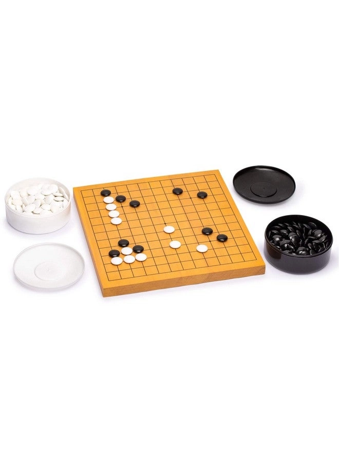 Yellow Mountain Imports Shin Kaya - Beginner's Reversible 13x13 / 9x9 Double Convex Melamine Stones