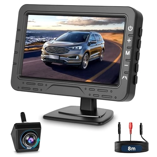 Reversing Camera - Night vision wired + Monitor - 4.3 Inch 1024 x 600