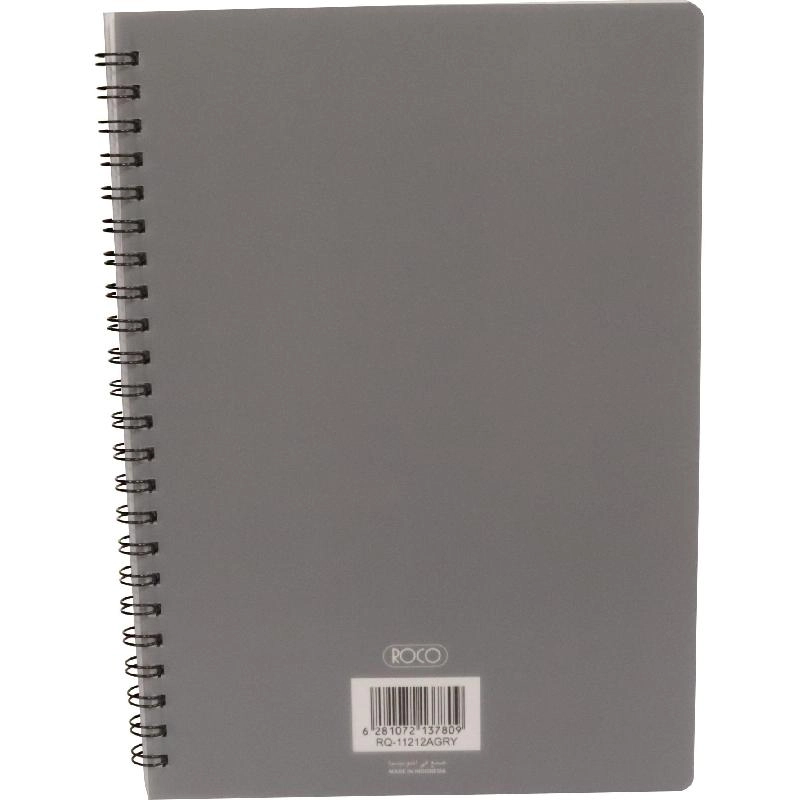 Notebook 19 X 26 cm Spiral - Grid 100 Sheets