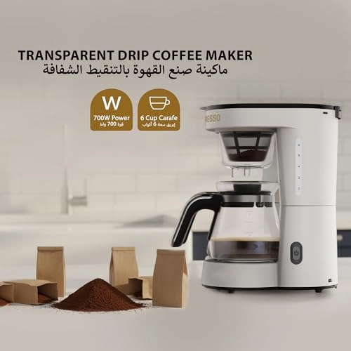 Transparent Drip - 6-Cup 750ML