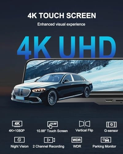 Mirror Dash Cam - 4K