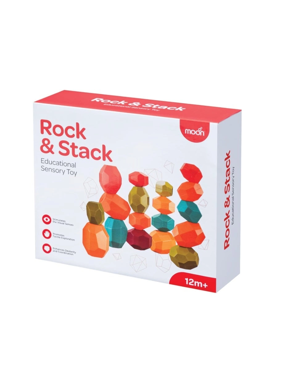 The Moon brand Rock and Stack - 12M+ 12 pieces
