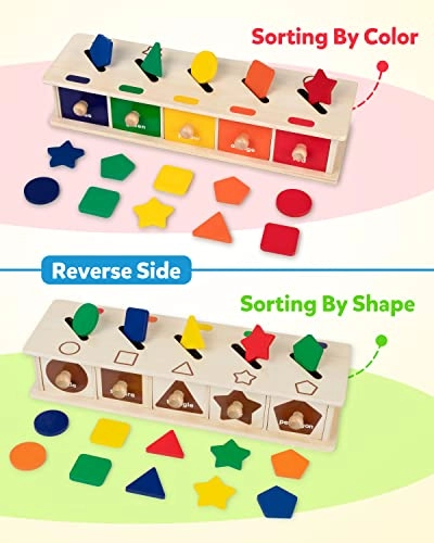 Color and Shape Sorting Box - 3 years and up 25 piece(s)