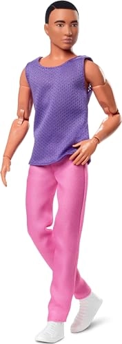 Ken Doll - Black Hair Color Block Outfit Ages 6+