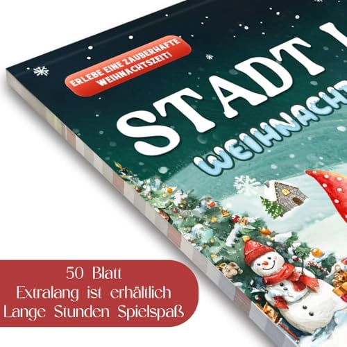 City Country Christmas Word Game - Kid