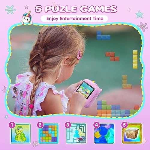 Kids Instant Camera - 2.4 Inch 32GB 12MP